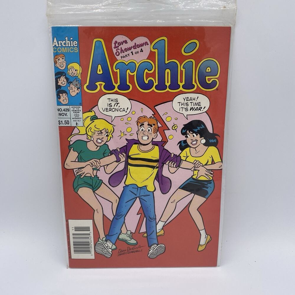 ARCHIE #429 NOV 1994. BETTY/ VERONICA LOVE SHOWDOWN PART 1 Of 4 Comic Book Rare